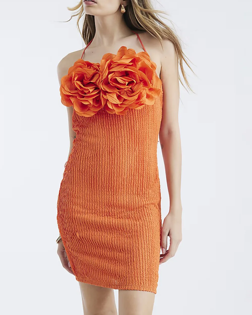 Fashionable Artistic Floral Sling Dresses