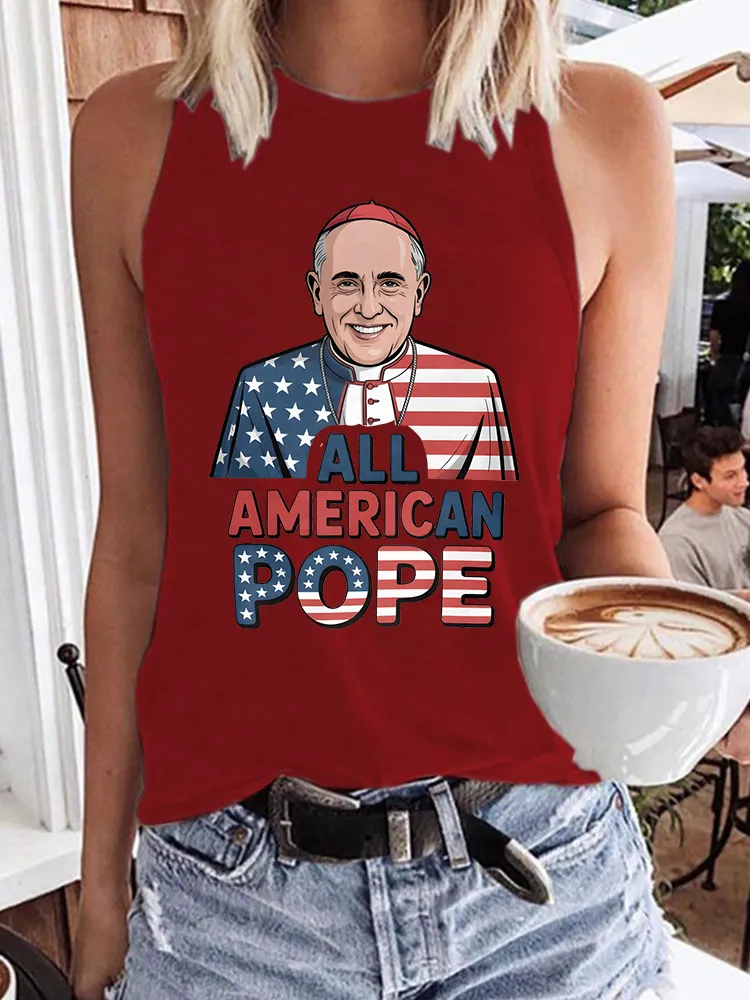 Women's All America Pope Crew Neck Vest