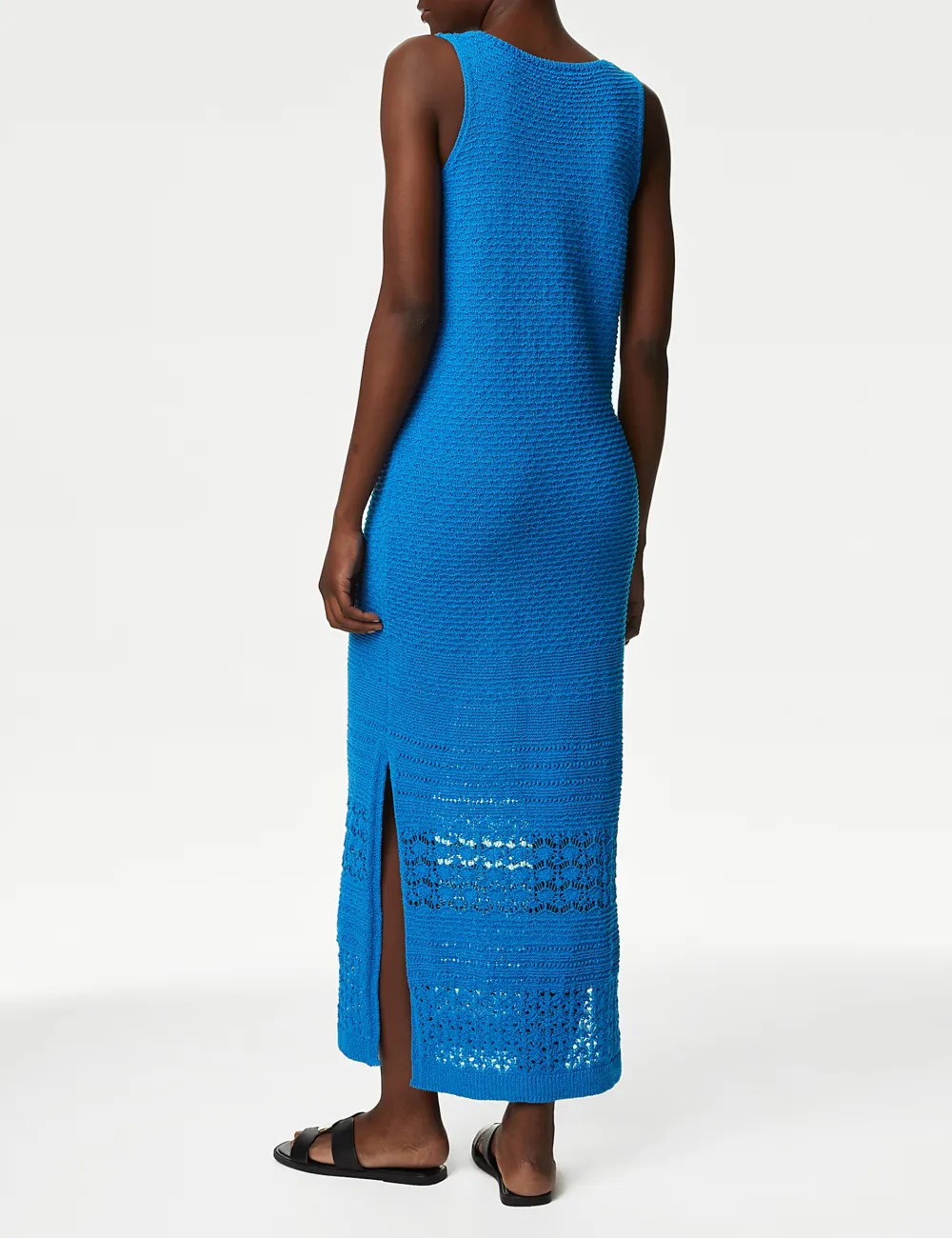 Textured Midi Knitted Maxi Dress