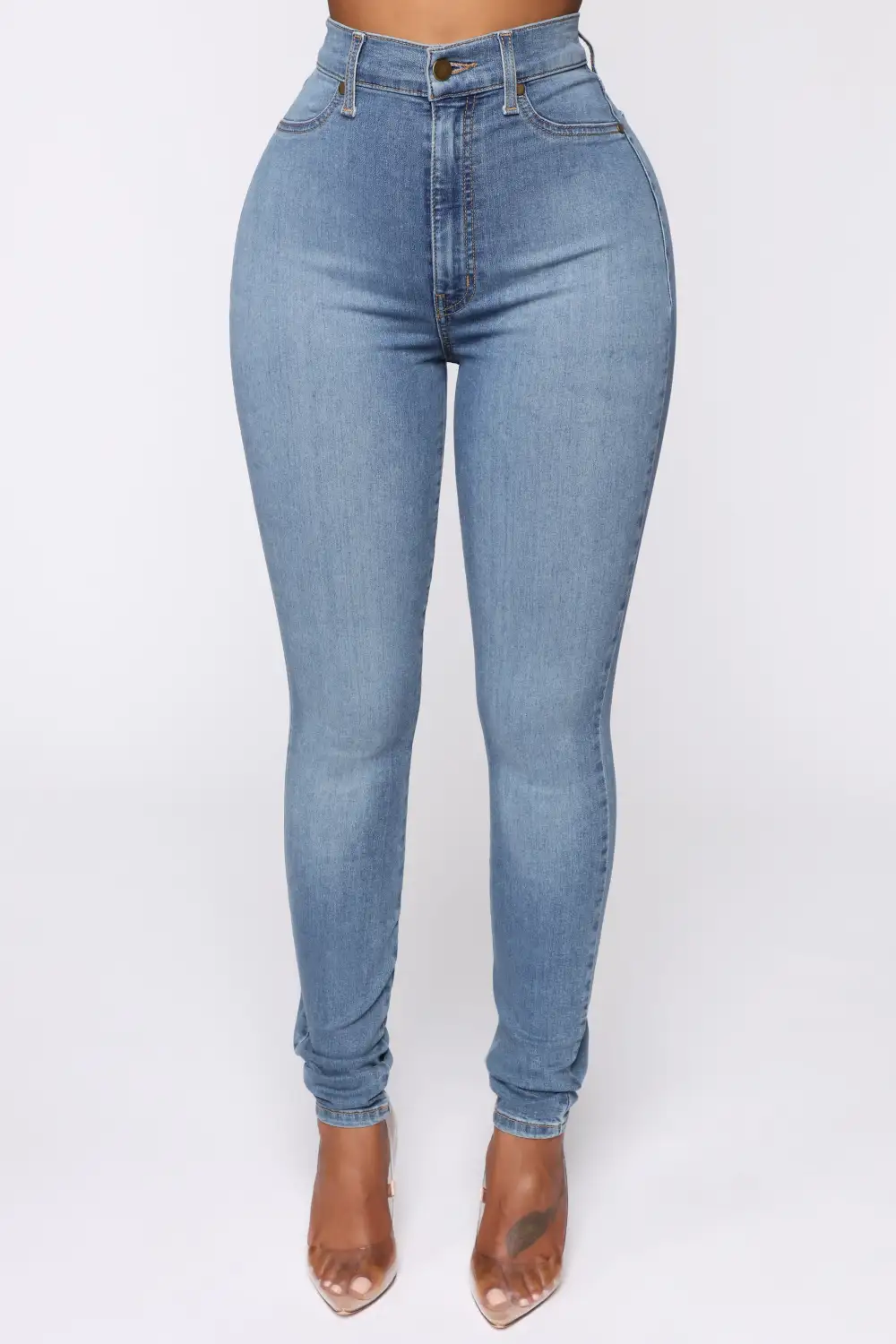 Flex Super High Rise Skinny Jeans - Light Wash