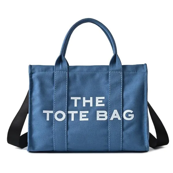 Women's Girls' Handbag Tote Canvas Shopping Daily Holiday Print Solid Color Letter Black White Pink