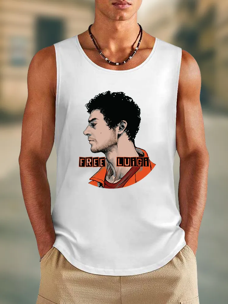 Men'S Free Luigi Round Neck Cotton Vest