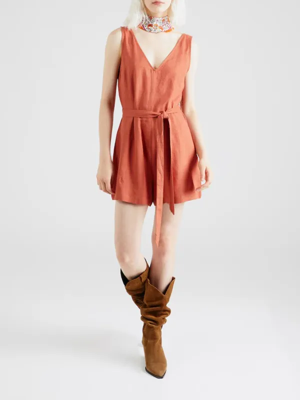 Casual Style Short Jumpsuit