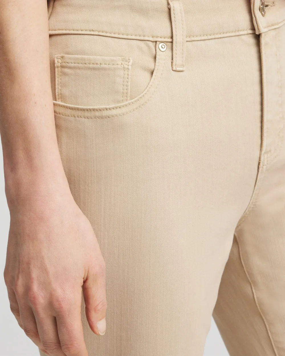 Straight Leg Denim Jeans