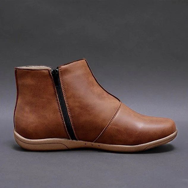 Women Winter Flat Heel Boots