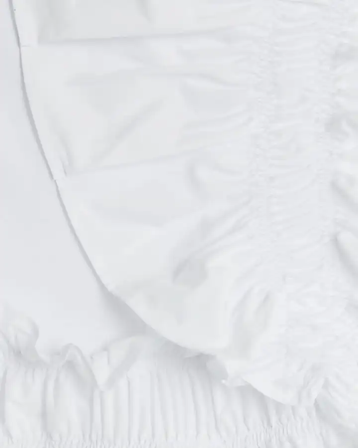 Cotton Pleated Lace Artistic Women's Vests