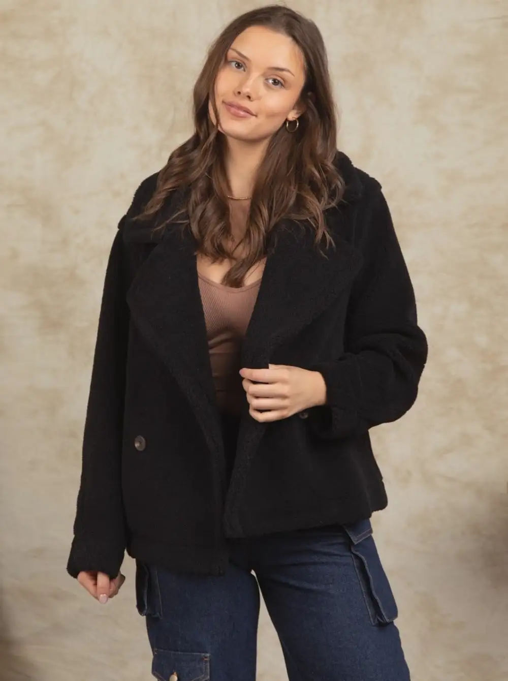 Oversized Teddy Jacket