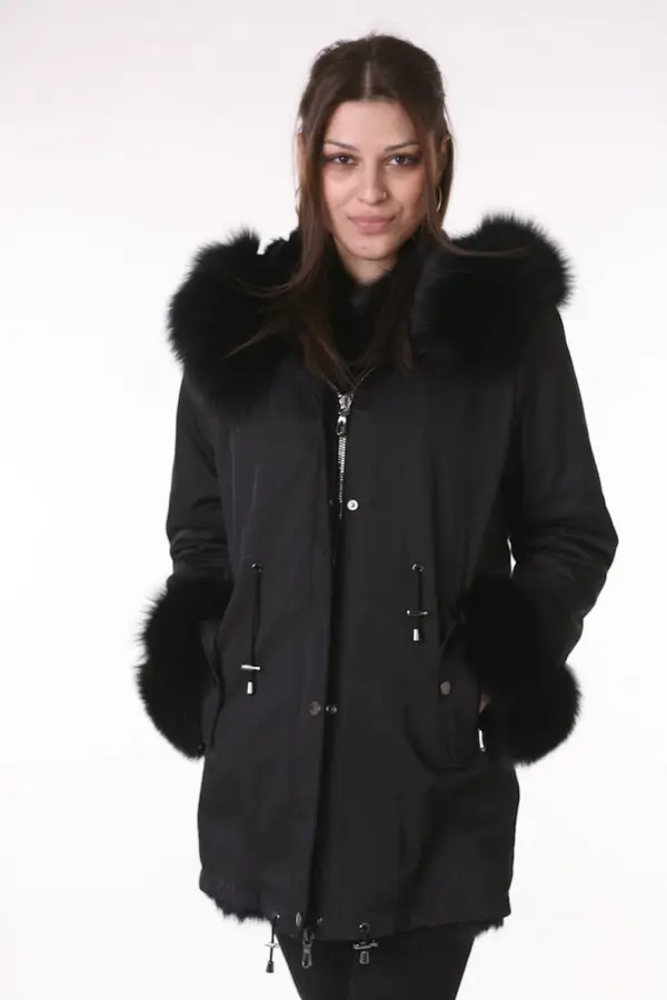 Fox Parka Fur Coat Women’s