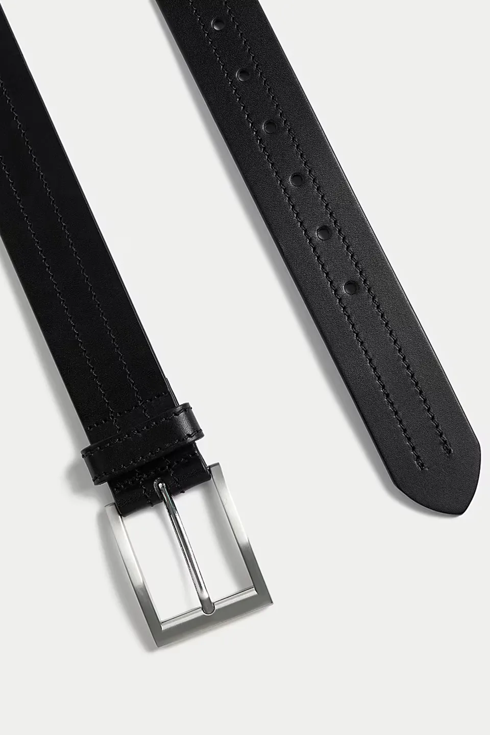 Detachable Italian Rectangle-Buckle Belt