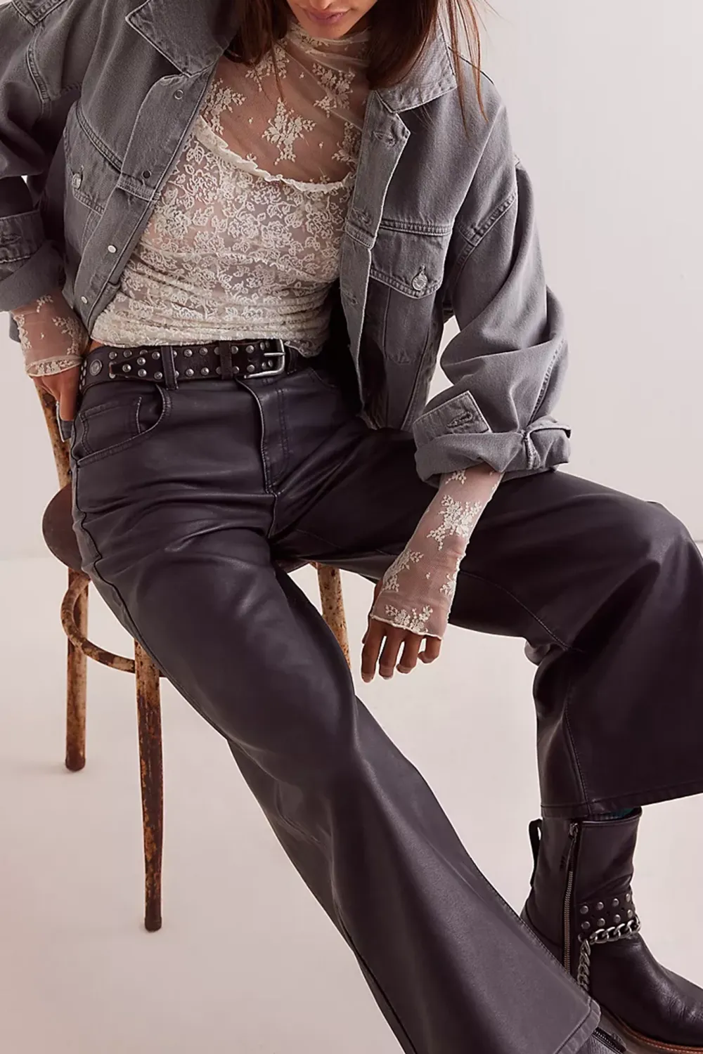 Wide Leg Utility Pants