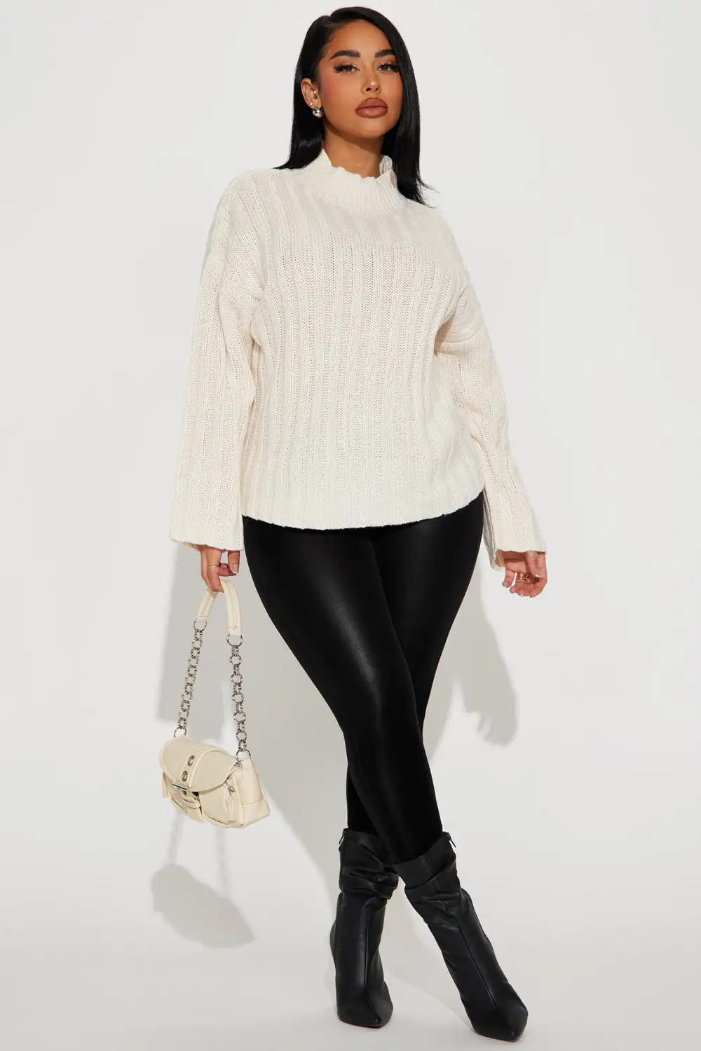 Talk It Up Sweater - Beige