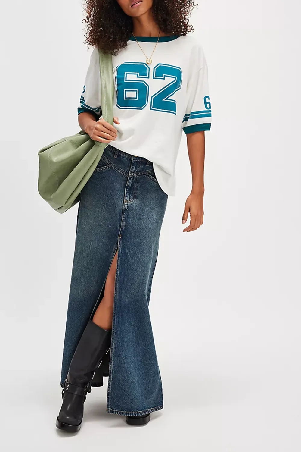 Graphic Print Raglan Sleeve T-Shirt