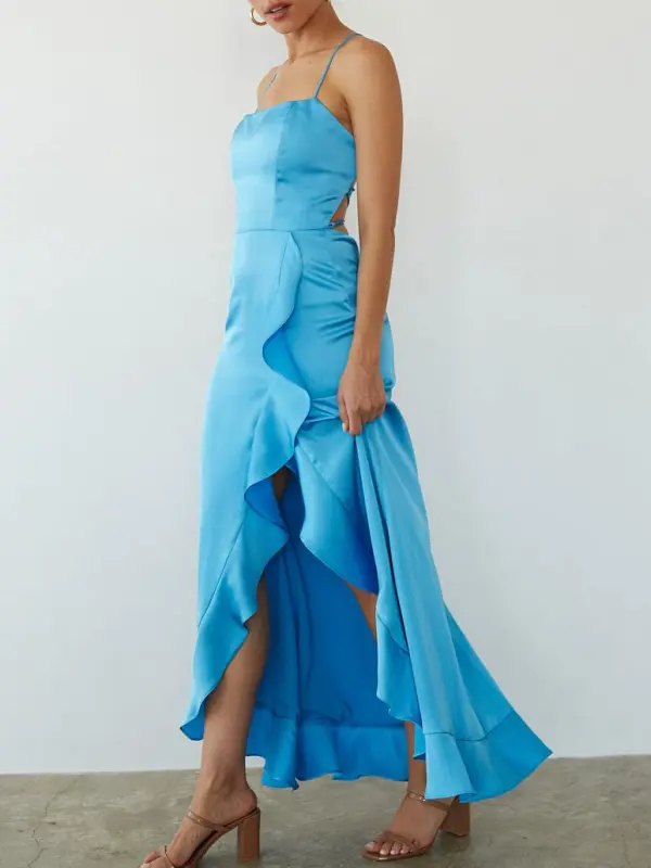 Kimber Floral Ruffle Maxi Dress