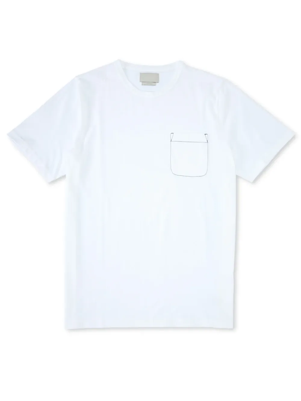 White Short Sleeve Casual Style T-Shirt