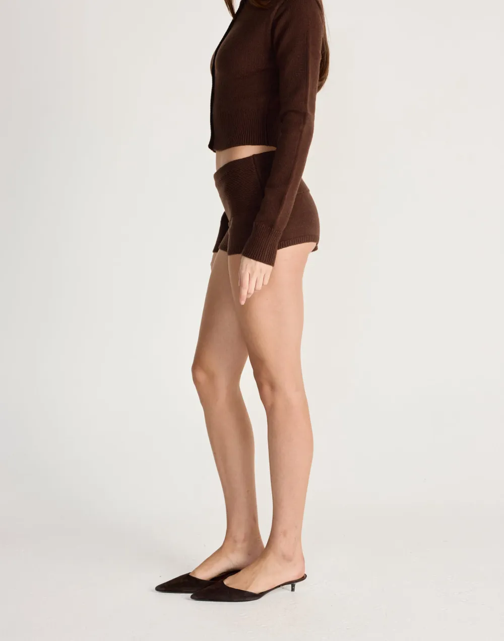 Basic Slim Low Waist Home Shorts