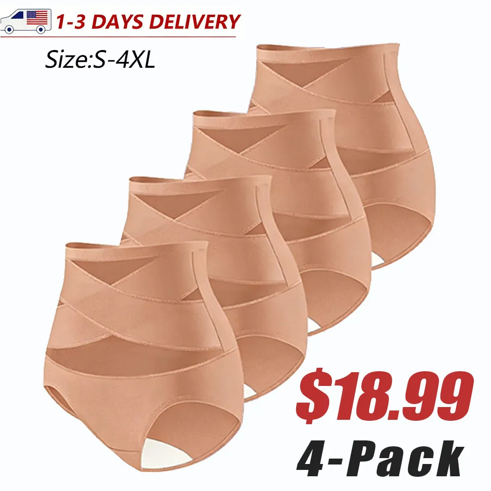 🔥 Women's High-Waist Cross-Mesh Briefs | Ultra Soft Comfort Underwear