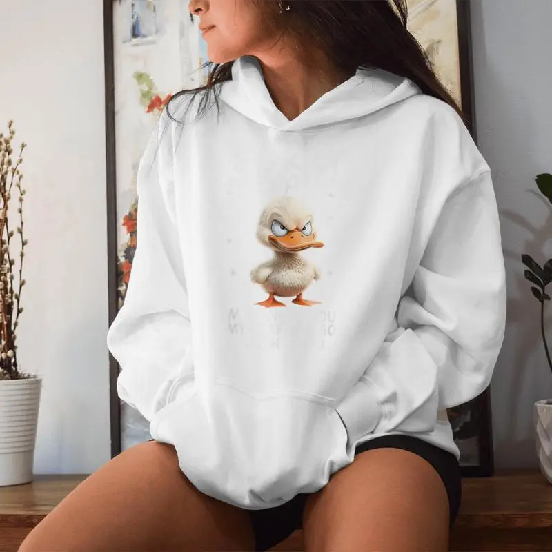 Duck Sorry I'm Cranky I'm Going Through My Terrible 60'S Women Hoodie