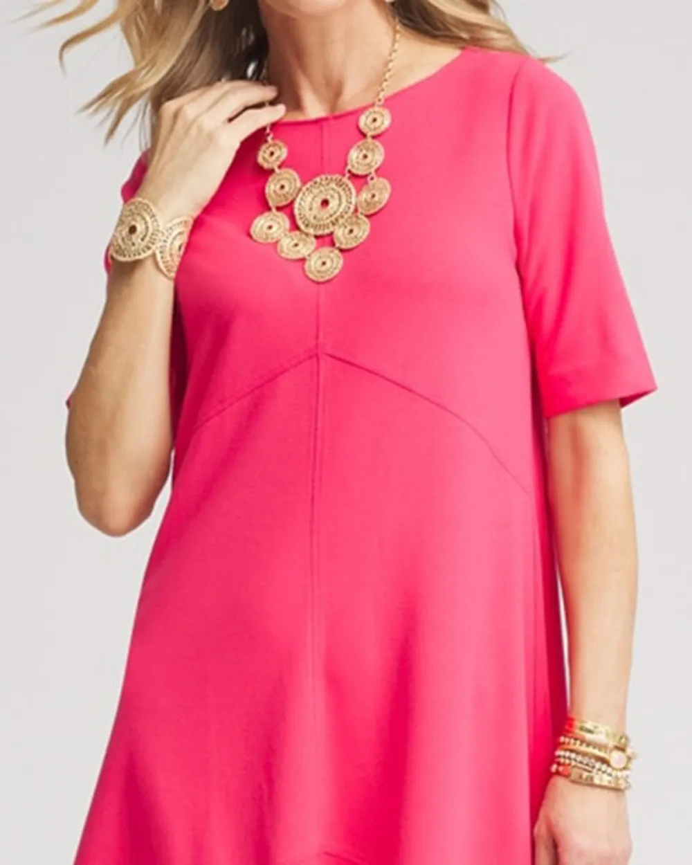 Black Short Sleeve Tiered Maxi Dress