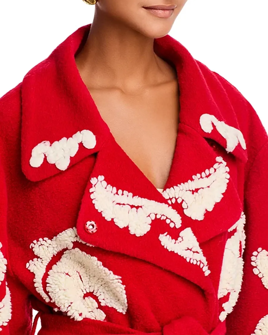 Helen Red Long Sleeves Coat