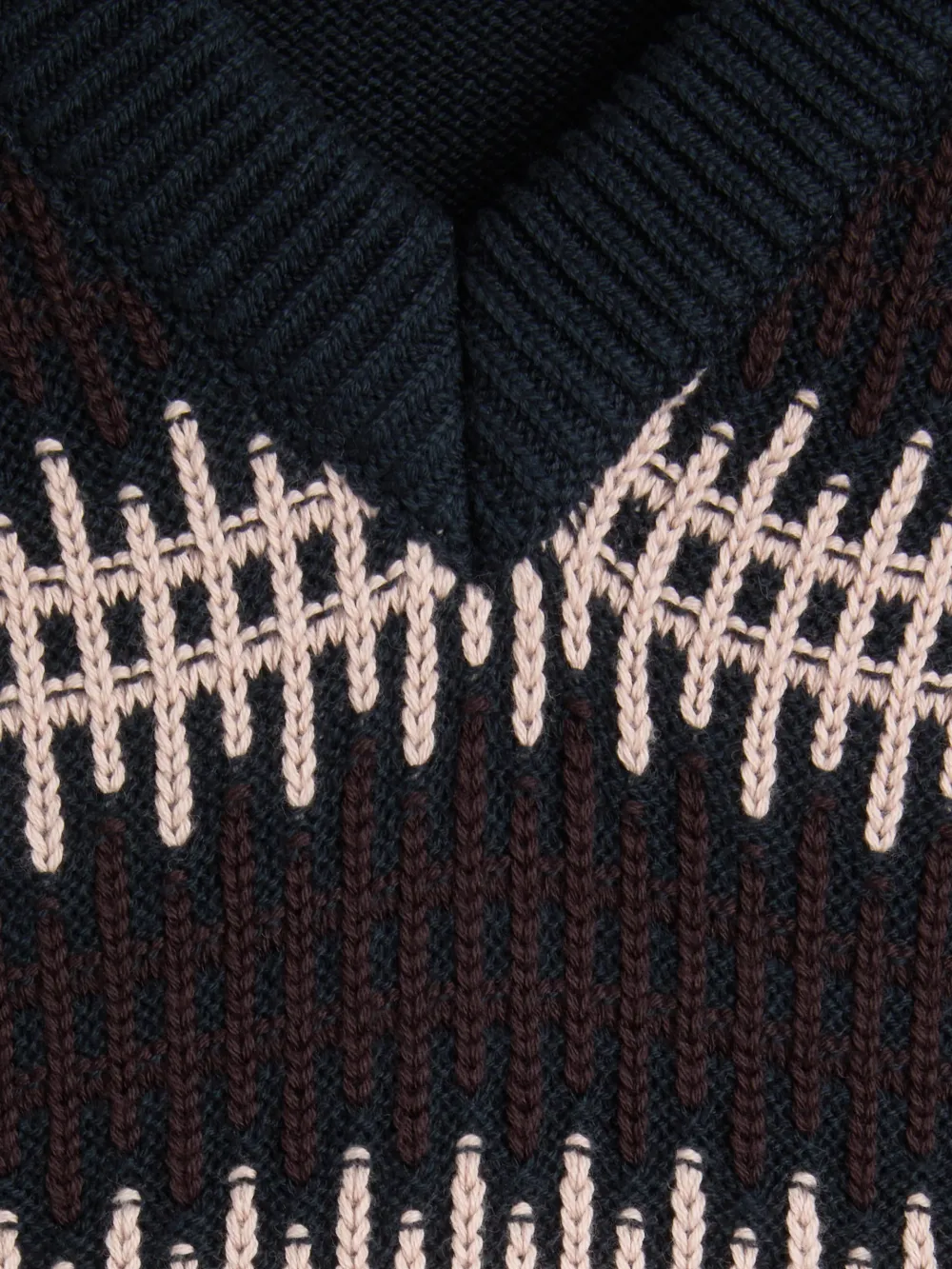 Navy Casual Style Striped V Neck Vest