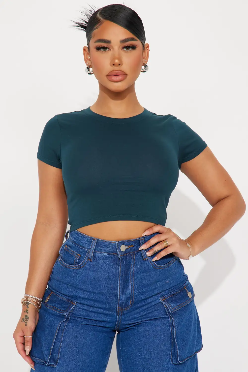 Robin Crop Top - Teal