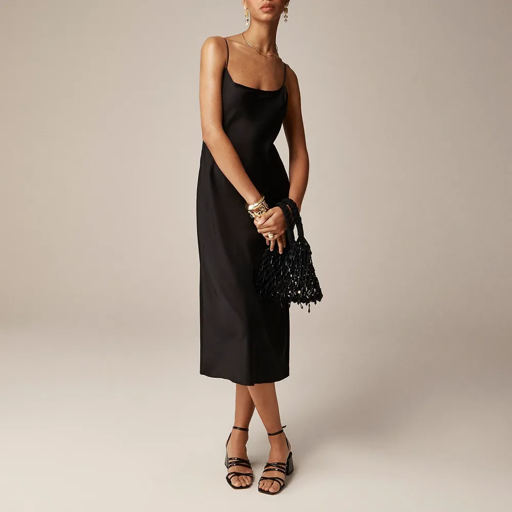 Slip Dress In Luster Charmeuse