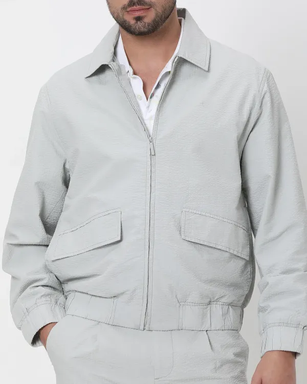 Versatile Comfortable Slim-Fit Beige Cotton Jacket