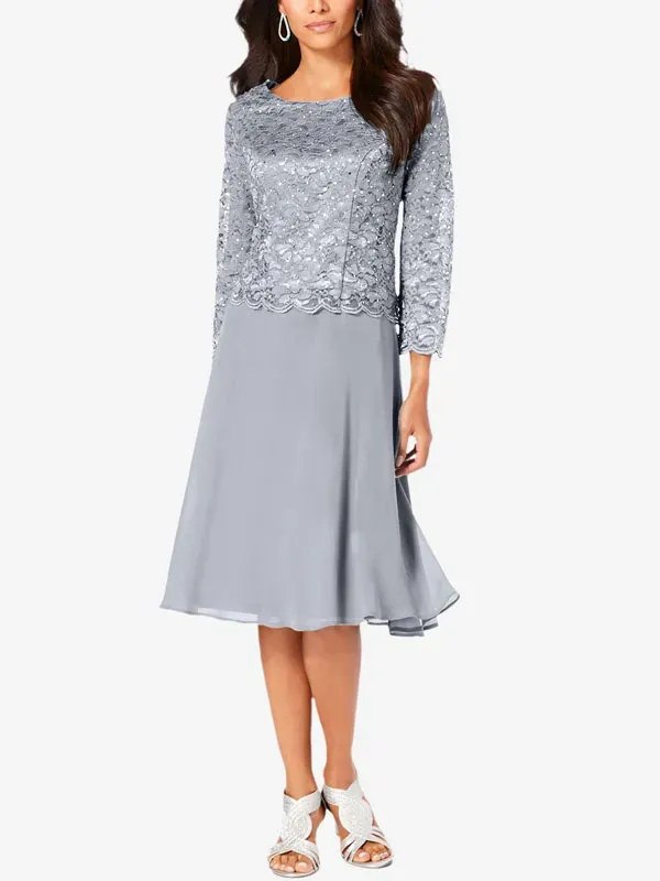 embellished lace temperament women's dress
