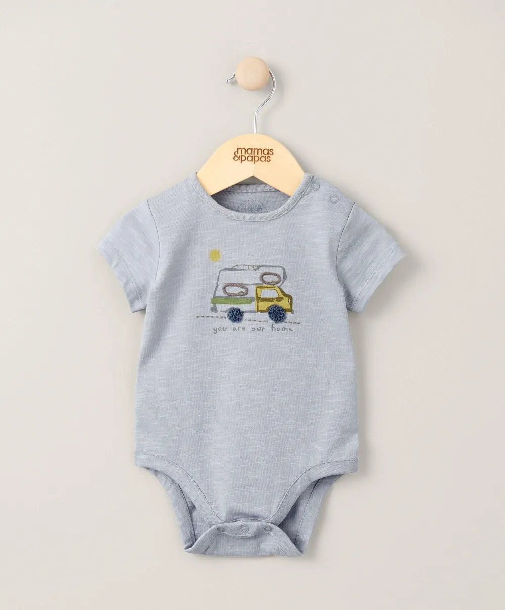 You Are Our Home Bodysuit - Blue