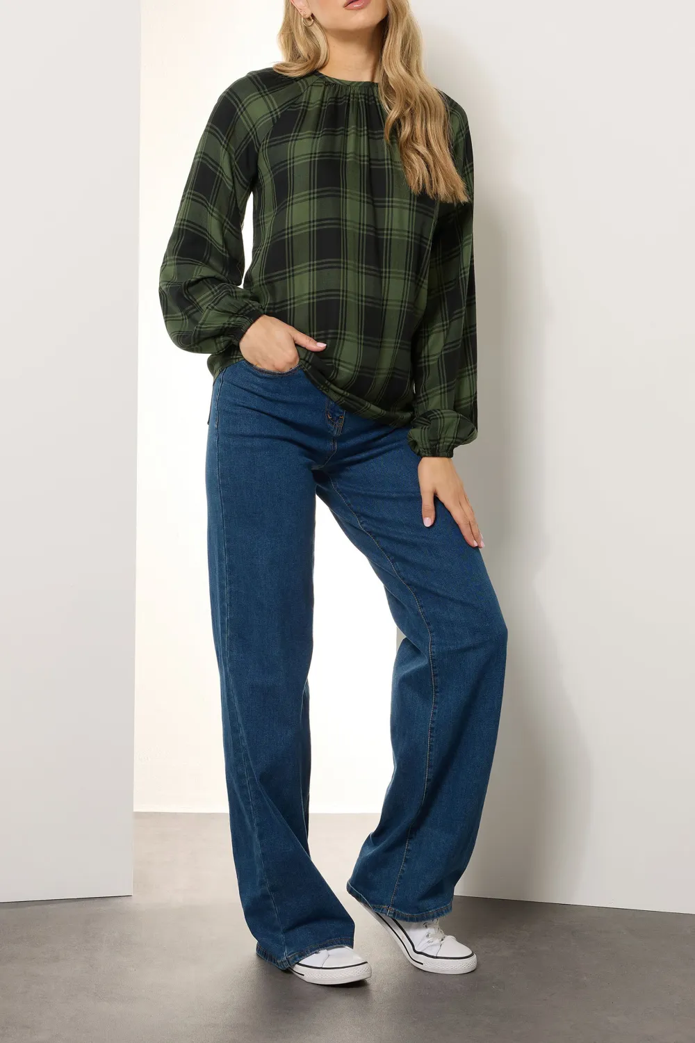 Loose Checkered Shirt