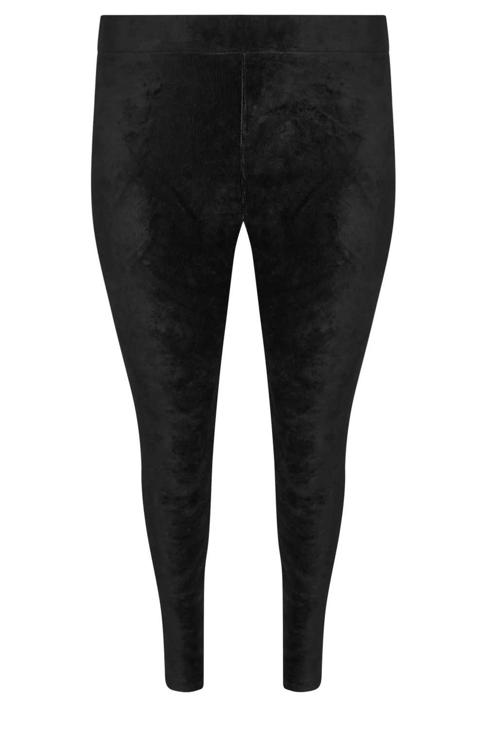 YOURS Curve Black Cord Stretch Leggings