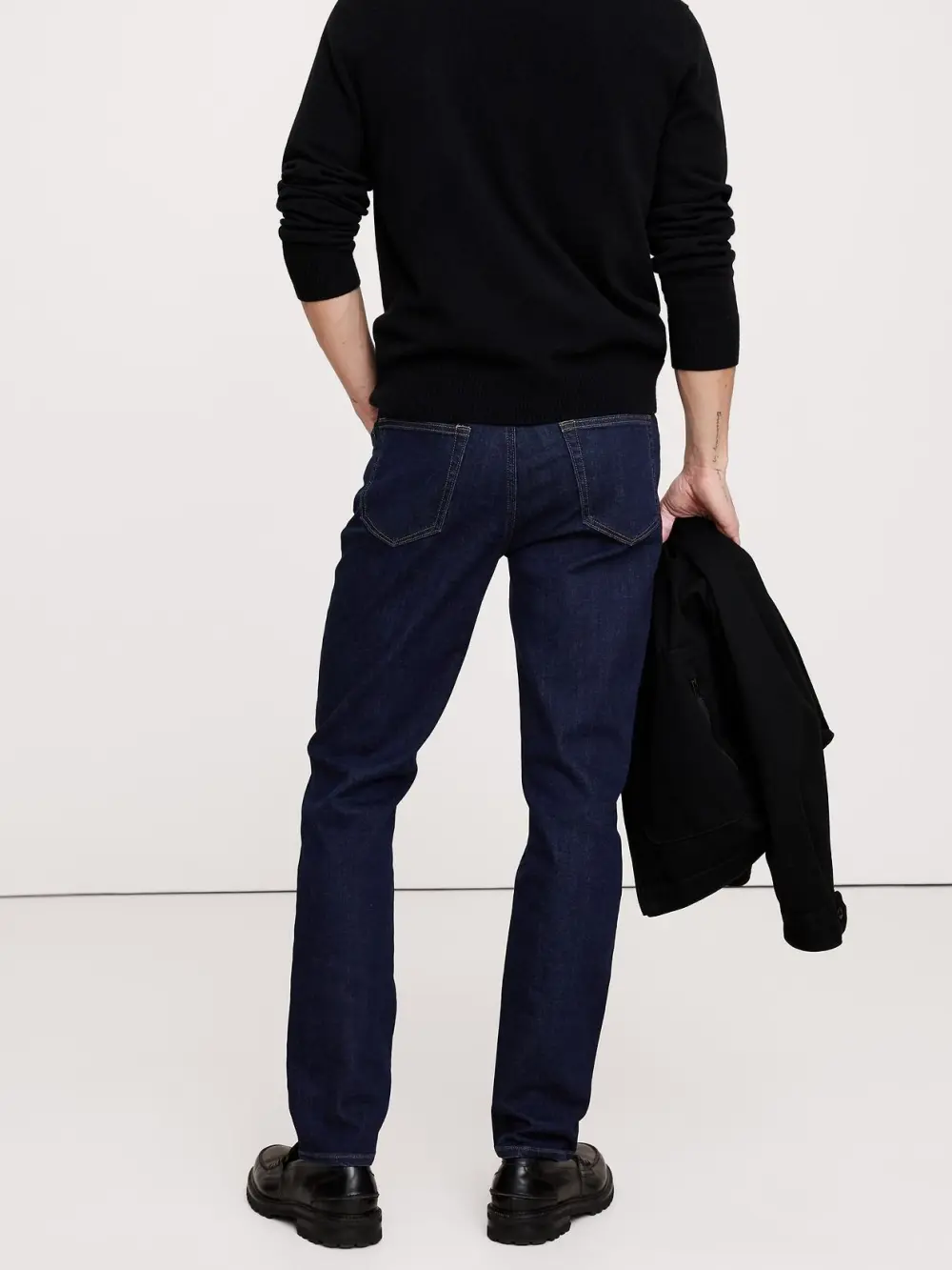 Men's  Medium Dark Wash Casual Fashion Jeans