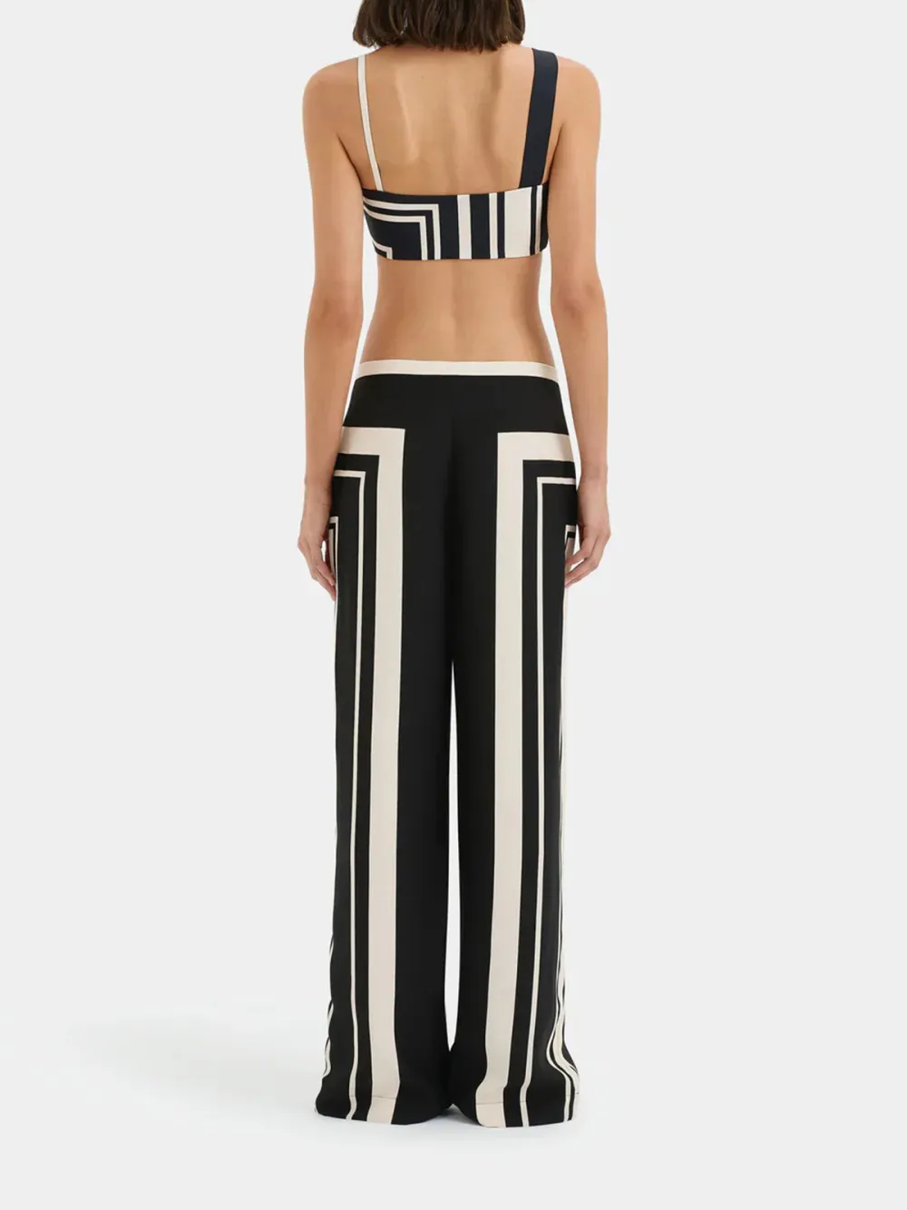 Casual Style Striped Trouser