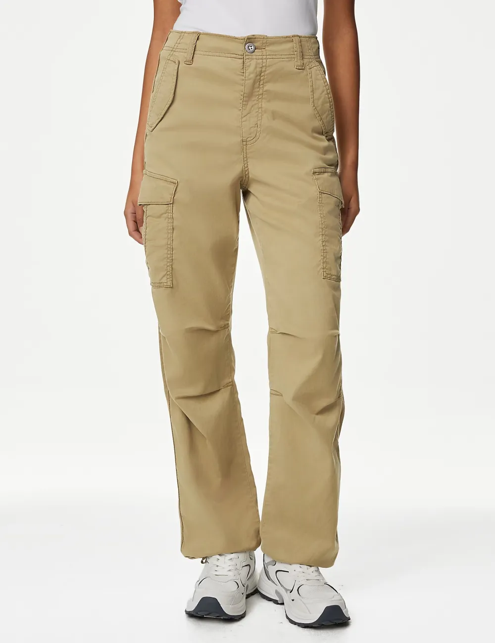 Straight Leg Trousers with Pocket