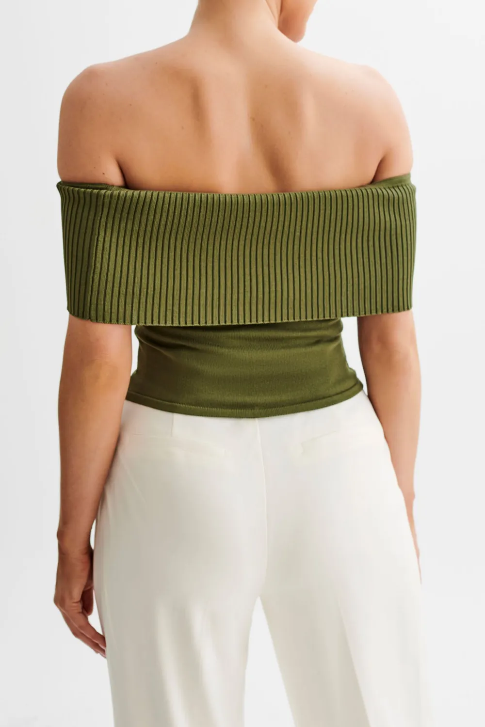 Off Shoulder Knit Top