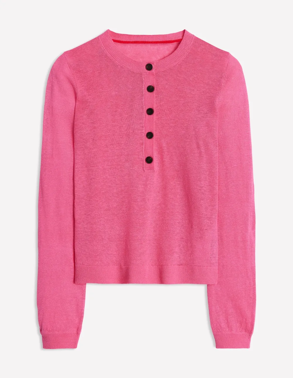 Pink Rose Linen Sweater