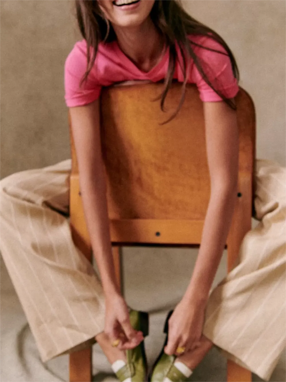 Slightly Oversized T-Shirt Pink