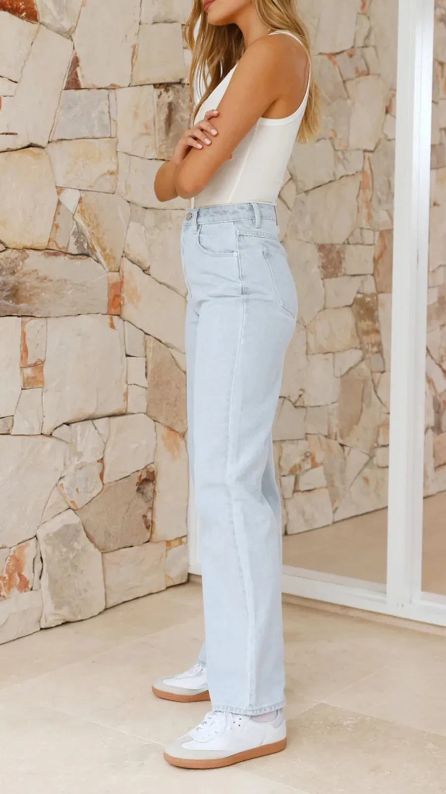 High Baggy Fit Jeans