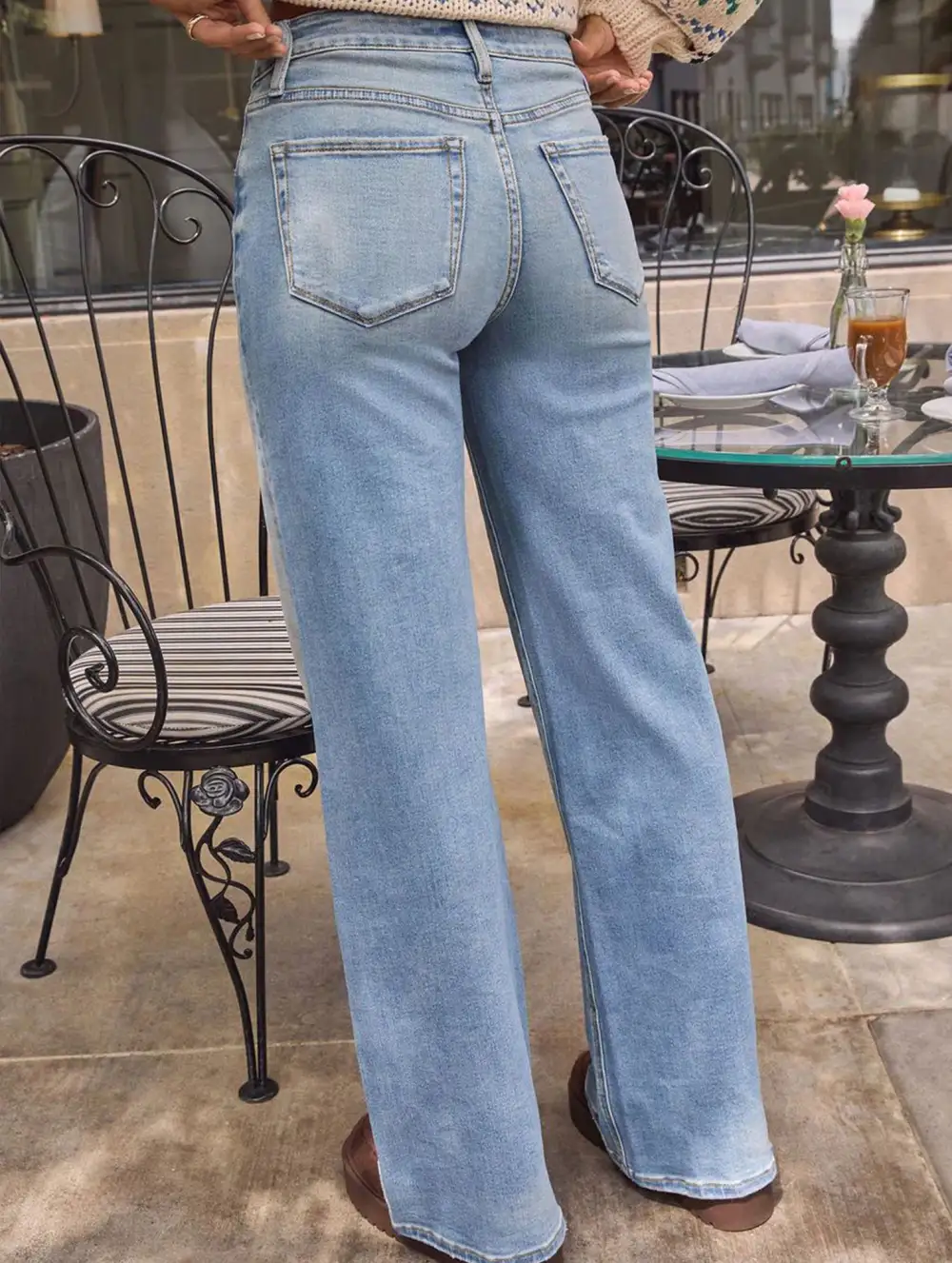 High Waisted Retro Loose Casual Jeans
