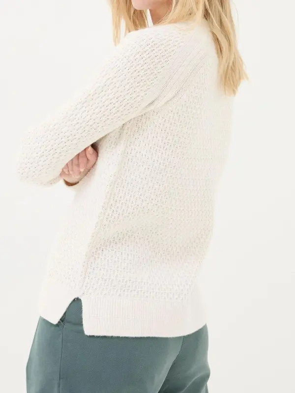 Ella Ivory Textured Jumper