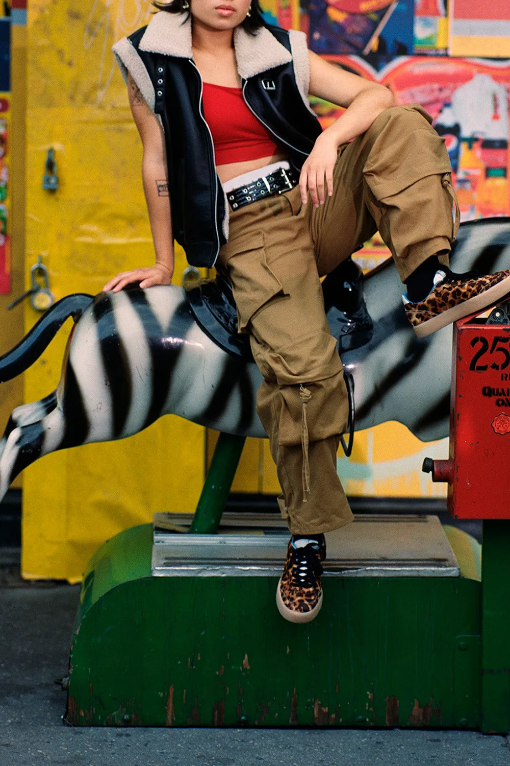 MID CARGO PANT BLACK