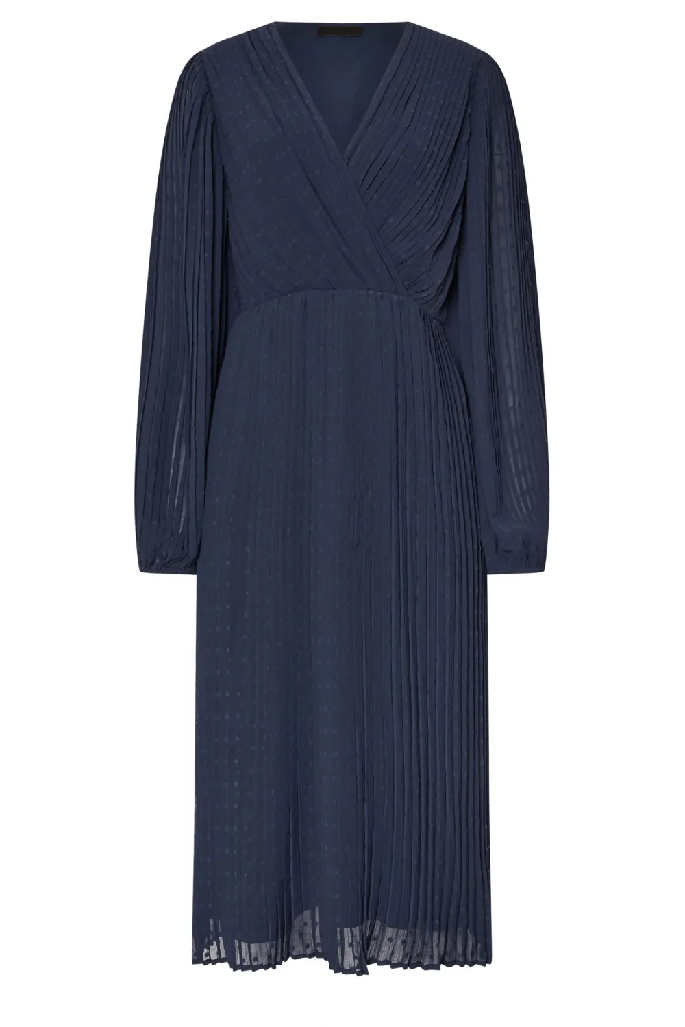 Navy Blue Casual Style Midi Dress