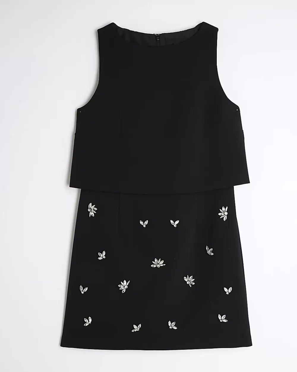 Fashionable Diamond Bow Tie Mini Dresses