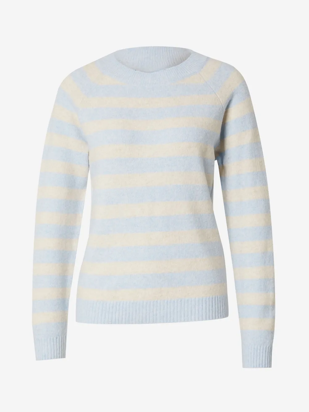 Striped Crew Neck Long Sleeve Sweaters