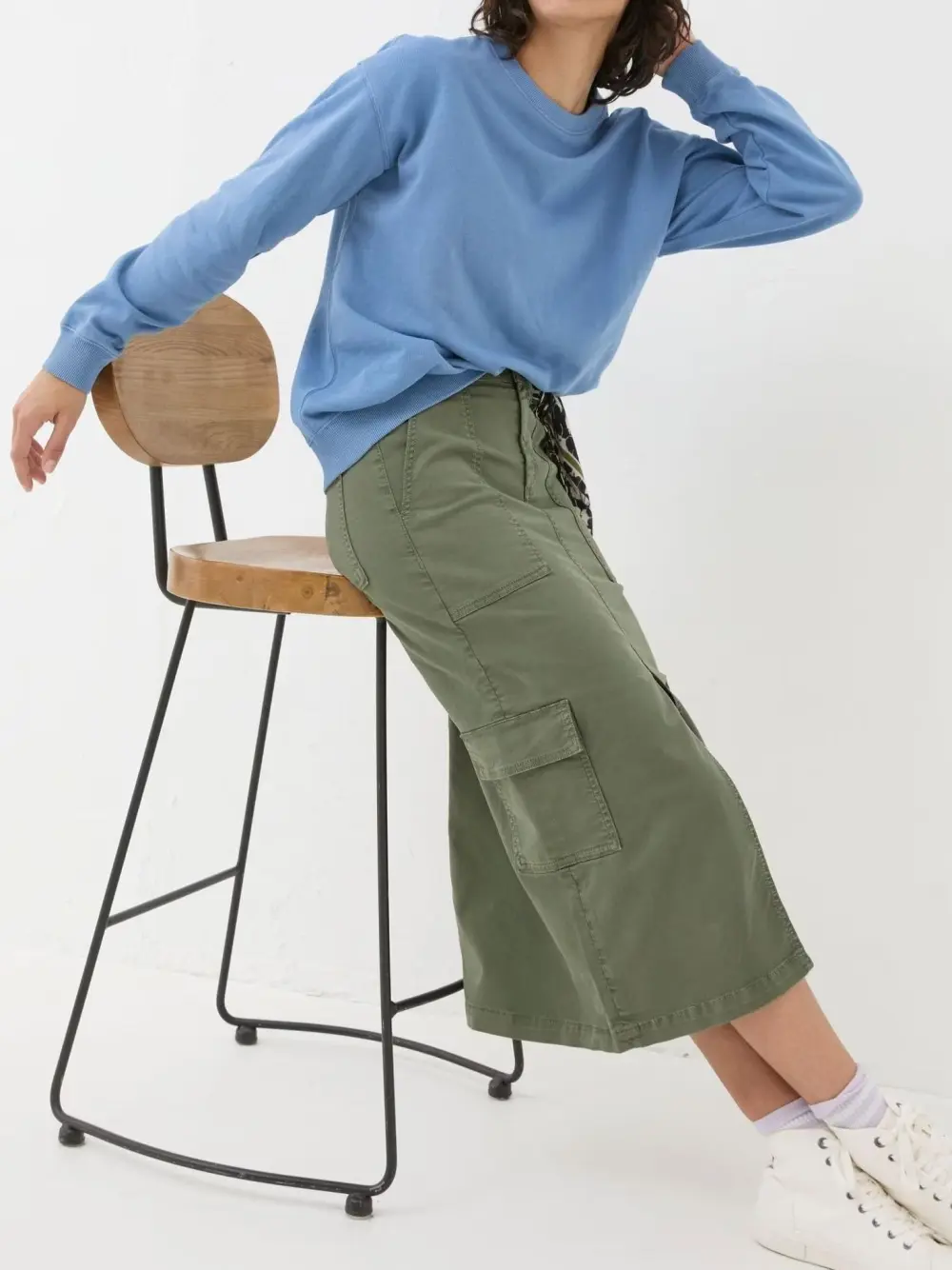 Blue Cobalt Crew Sweatshirt