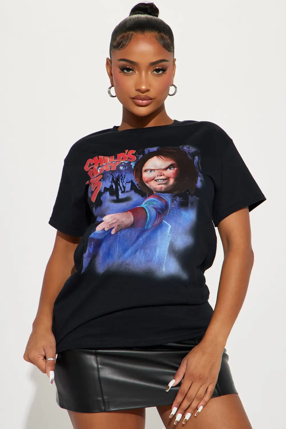 Chuckie Child's Play Graphic Tshirt - Black