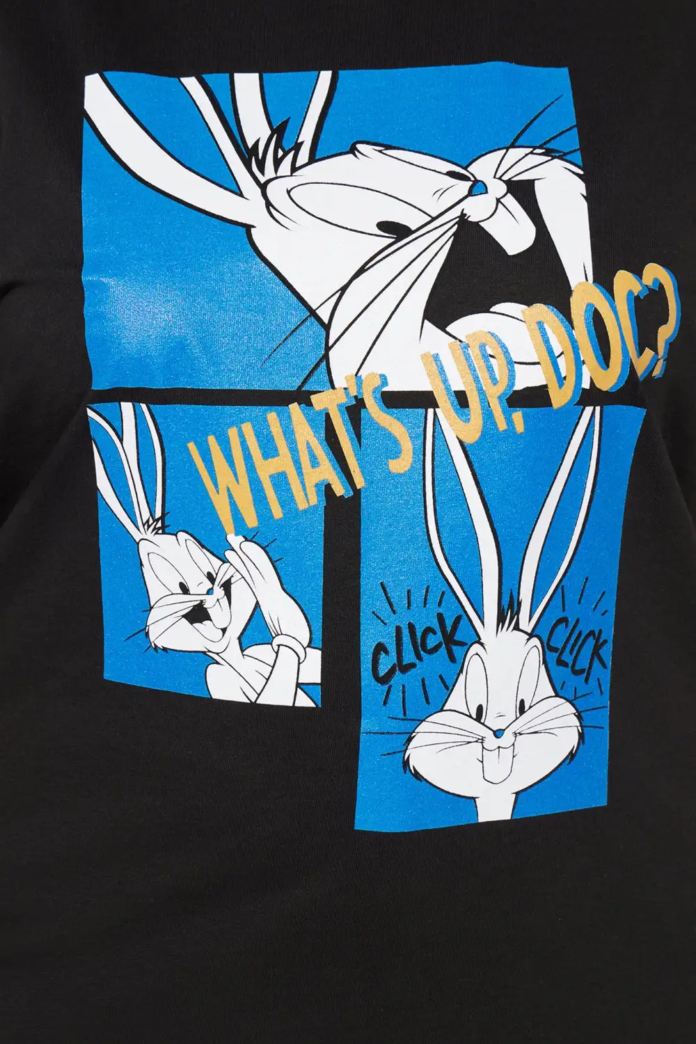 What's Up Doc Bugs Bunny Tee - Black