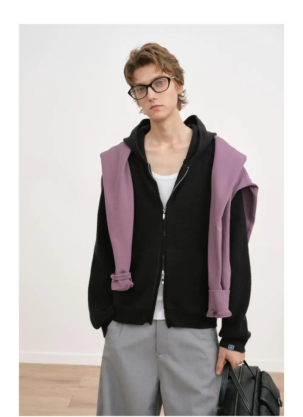 Multi-Color Anti-Pilling Loose And Simple Hooded Knitted Cardigan Sweater 2026, Fashionable, Trendy, Casual, Unisex, Versatile, And Preppy Style.