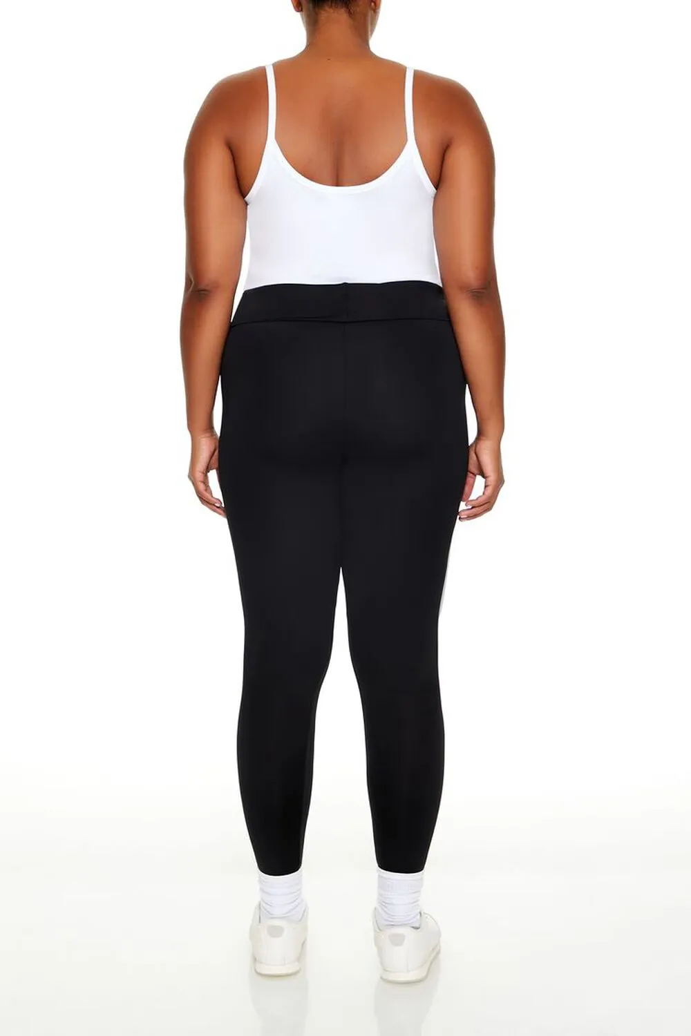 Plus Size Contour Sculpt Mid-Rise Leggings