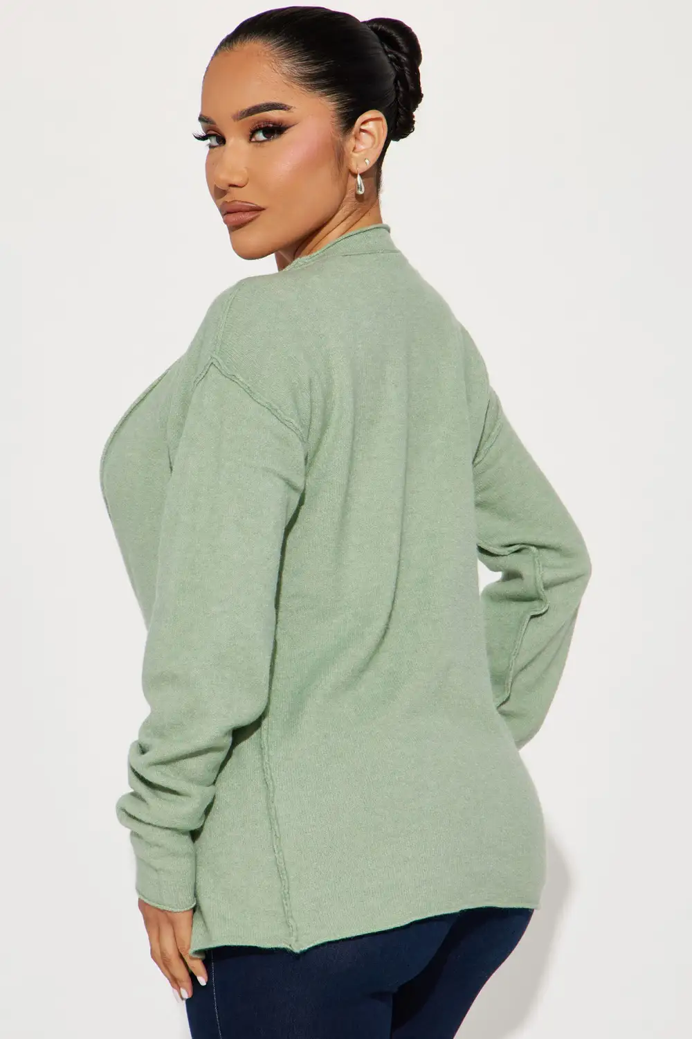 Pure Intentions Cardigan - Sage